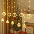 150 LED aizkaru burbuļi ar dekorācijām 1204