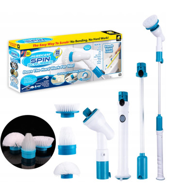 Belaidis šveitimo šepetys HURRICANE SPIN SCRUBBER 3 in 1