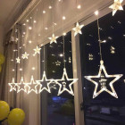 Ziemassvētku LED rotājums - vītnes Stars