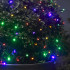 Ziemassvētku vītne ar saules bateriju 100 LED, 12 m