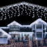 Ziemassvētku āra vītnes - lāstekas 100 LED ar zibspuldzi - 5,3 m stLED