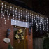 Ziemassvētku āra vītnes - lāstekas 300 LED ar zibspuldzi - 11,5 m stLED