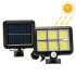 Āra lampa ar saules bateriju SL-F120 6LED COB bez tālvadības pults