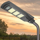 Led ielu lampa 360W ar saules kolektoru un vadības paneli