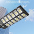 LED ielu apgaismojums ar saules paneli un vadības paneli W789A-6