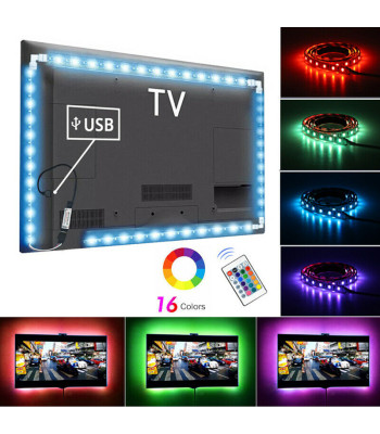 LED lente ar vadības paneli TV apgaismojumam 5M LED MOOD LIGHTS