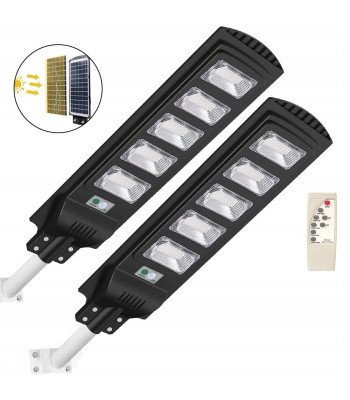 LED ielu lampa 800W ar saules kolektoru un vadības paneli DK7062