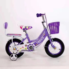 Bērnu velosipēds ar 12 collu riteņiem - Purple, YIBEIQI