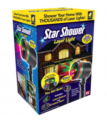 Lāzera āra gaismas projektors Star Shower