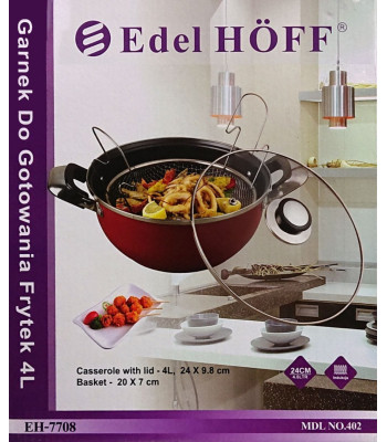 Katls EDEL HOFF EH-7708, 4l ar grozu ēdiena gatavošanai