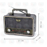 Retro radio uztvērējs KEMEI MD-1908BT