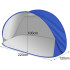 Pludmales telts - zila 100x150x80 cm.