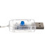 USB Ziemassvētku lampiņas - vadi 300 LED silti balti