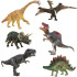 Rotaļlietu komplekts no dinozauru figūrām ar kustīgām daļām - 6gab.