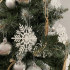 Ziemassvētku eglīšu piekariņi - sniegpārsliņas 12 gab. Ruhhy 22516