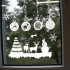 Ziemassvētku logu uzlīmes Ruhhy 22253