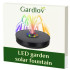 Gardlov 23227 LED saules dārza strūklaka