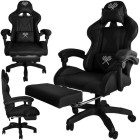 Spēļu krēsls - melns Dunmoon 24243