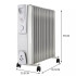 Eļļas radiators 3000W Comfort 13 malas