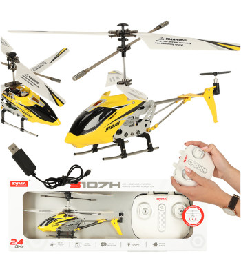 SYMA S107H RC helikopters 2,4 GHz RTF dzeltens