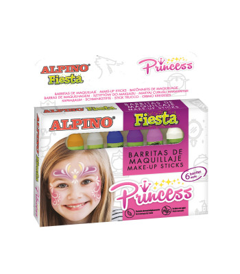 ALPINO Princess zīmuļi sejas zīmēšanai 6 krāsās