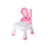 Ēdamistabas un rotaļu galda krēsls rozā krāsā