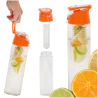 Ūdens pudele ar augļu ieliktni 800 ml apelsīni
