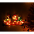 LED Ziemassvētku piekaramie lukturi Priecīgus Ziemassvētku rotājumus 45cm