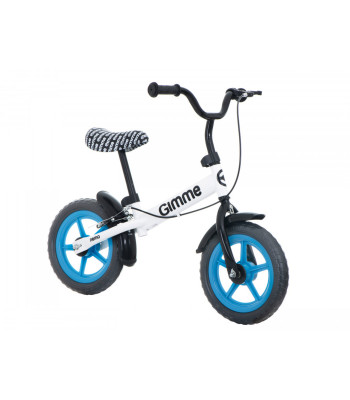 GIMMIK Skriešanas velosipēds ar bremzēm Nemo 11" blue 3+