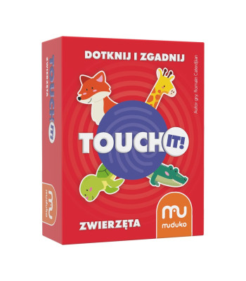MUDUKO Izglītojoša kāršu spēle Touch it! Pieskarieties un uzminiet. Dzīvnieki 5+