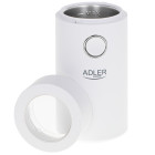Adler AD 4446ws kafijas riekstu garšaugu dzirnaviņas elektriskā baltā sudraba 150W