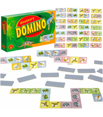 ALEXANDER dinozauru domino izglītojoša spēle 4+