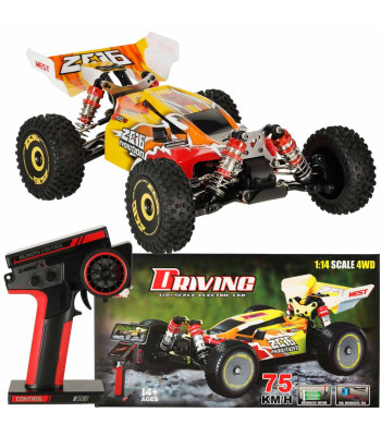 Tālvadības mašīna RC WLToys 144010 Speed Racing 1:14 Brushless Motor 75km/h