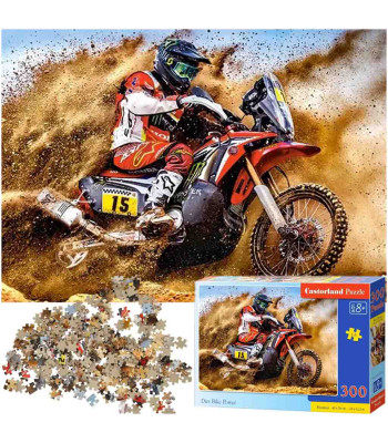 CASTORLAND Puzle 300 gab. Dirt Bike Power - Motociklists 8+