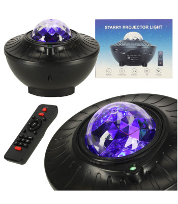 Star Projector LED Night Ball Bluetooth tālvadības pults