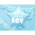 &quot;It&#39;s a boy&quot; folijas balons baby shower zvaigzne zils 48cm