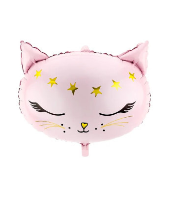 Folijas balons Kitty rozā 48cm x 36cm