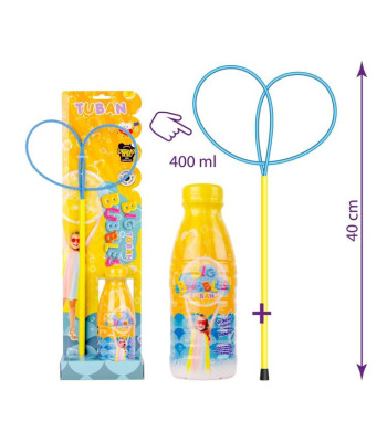 TUBAN hoop pro butterfly ziepju burbuļi + šķidrums 400ml