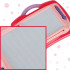 Magnētiska rasējamā tāfele planšete ar tintes pildspalvu un rozā zīmogiem