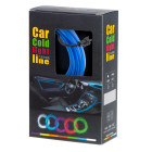 LED apkārtējais apgaismojums automašīnai / auto USB / 12V sloksne 5 m zila