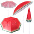 Pludmales dārza lietussargs regulējams 150cm Salauzts arbūzs