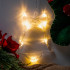 LED piekaramās gaismas Ziemassvētku zvanu rotājumi