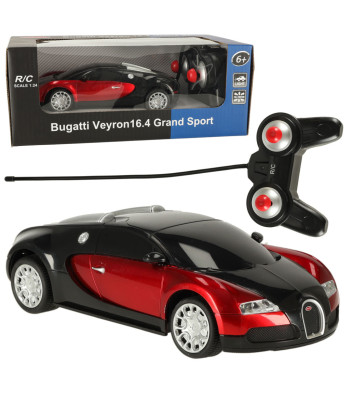 Bugatti Veyron RC automašīnas licence 1:24 Red