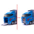 Transporter kravas TIR palaišanas iekārta + metāla policijas mašīnas