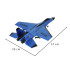 RC SU-35 Jet FX820 Blue