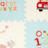 Putuplasta puzles paklājiņš bērniem Nr. 177x118x1,3 cm