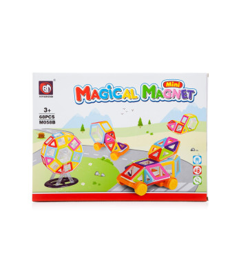 Magnētiskie ķieģeļi MAGIC MAGNET MINI 68 SETS 3+