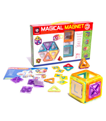 Krāsainie magnētiskie bloki MAGIC MAGNET 20 PUH