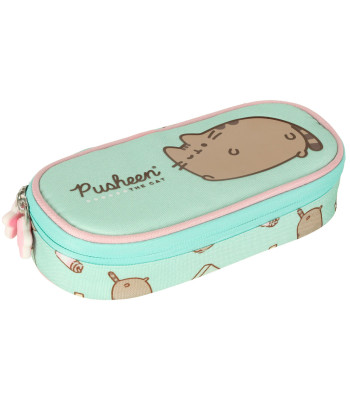 Pusheen Mint polsterēts zīmuļu futrālis ar atloku