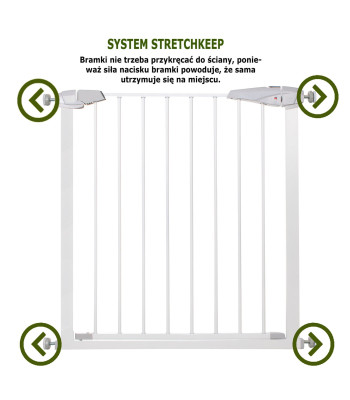 Drošības barjera Springos SG0001A 104-113cm